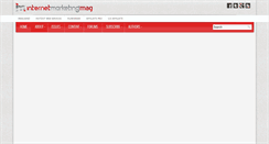 Desktop Screenshot of internetmarketingmag.com